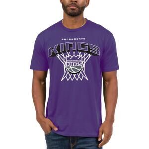 Junk Food Nba - Nothing But Net -  Adult Short Sleeve Fan Tee